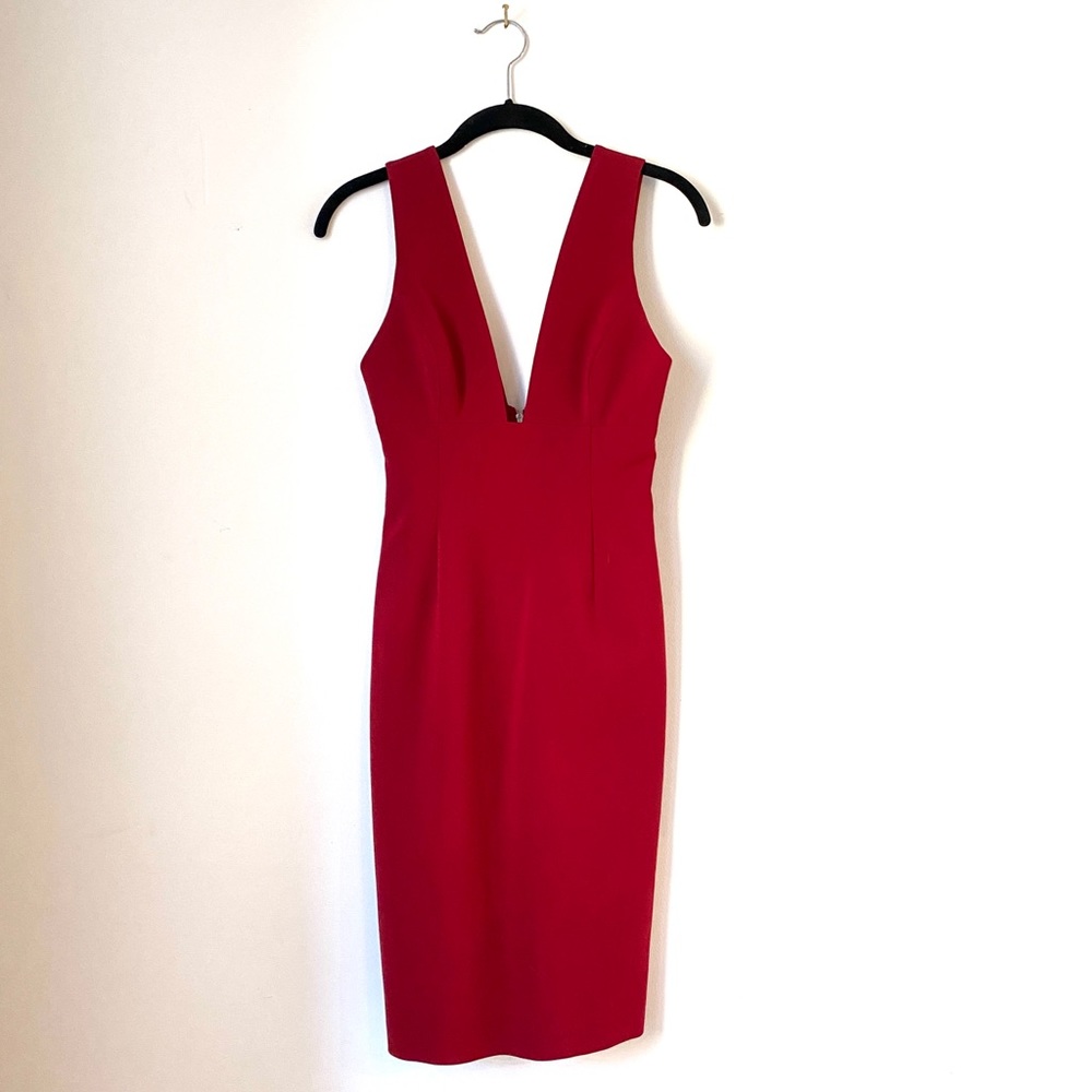Alice + Olivia Red cocktail dress